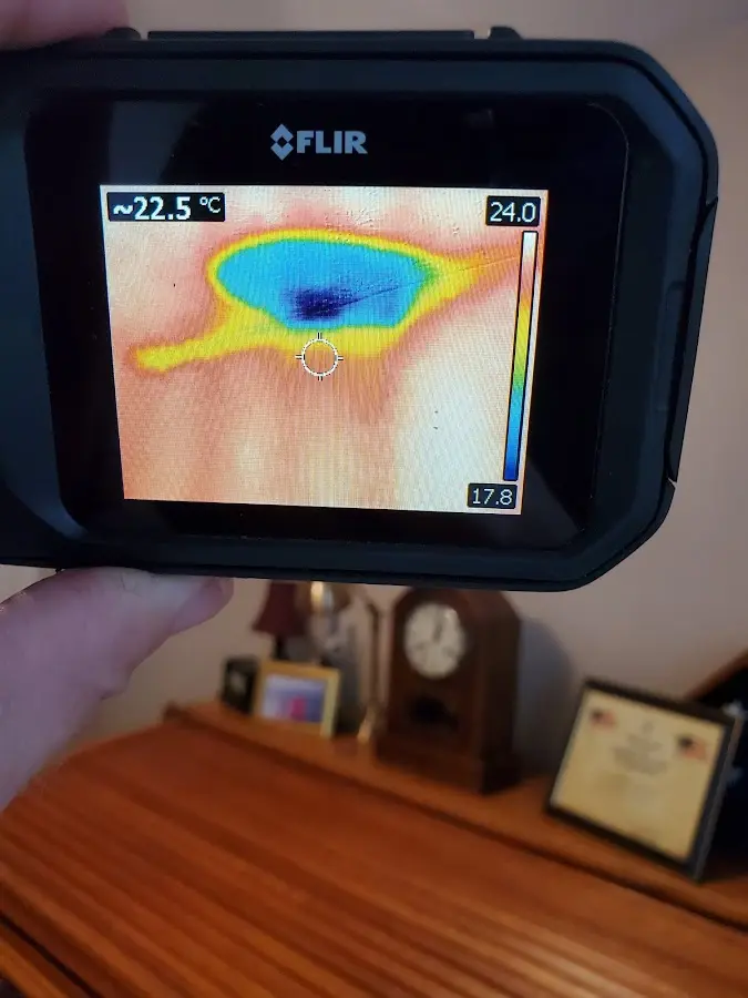 Thermal imaging inspection for water damage in Kennett